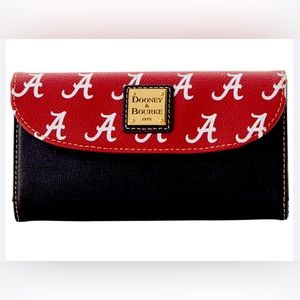 Dooney & Bourke Alabama Crimson Tide Saffiano Clutch Wallet